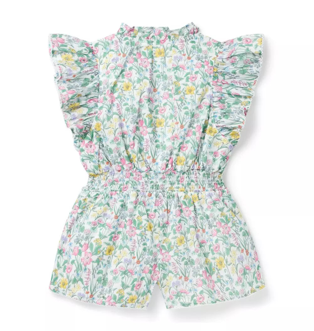 JANIE & JACK NIÑA ROMPER MULTI FLORAL