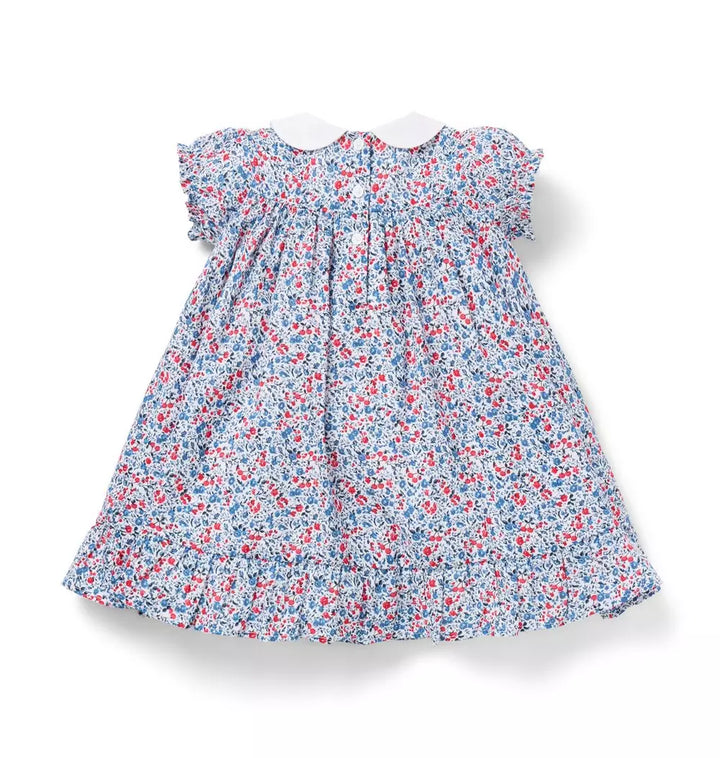 JANIE & JACK BEBE NIÑA VESTIDO CHERRY FLORAL