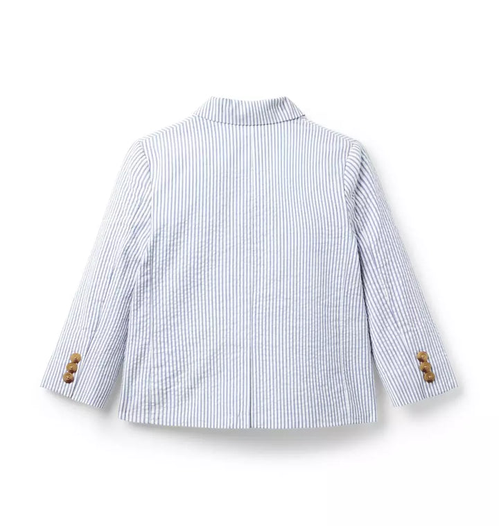 JANIE & JACK NIÑO BLAZER THE STRIPED SEERSUCKER