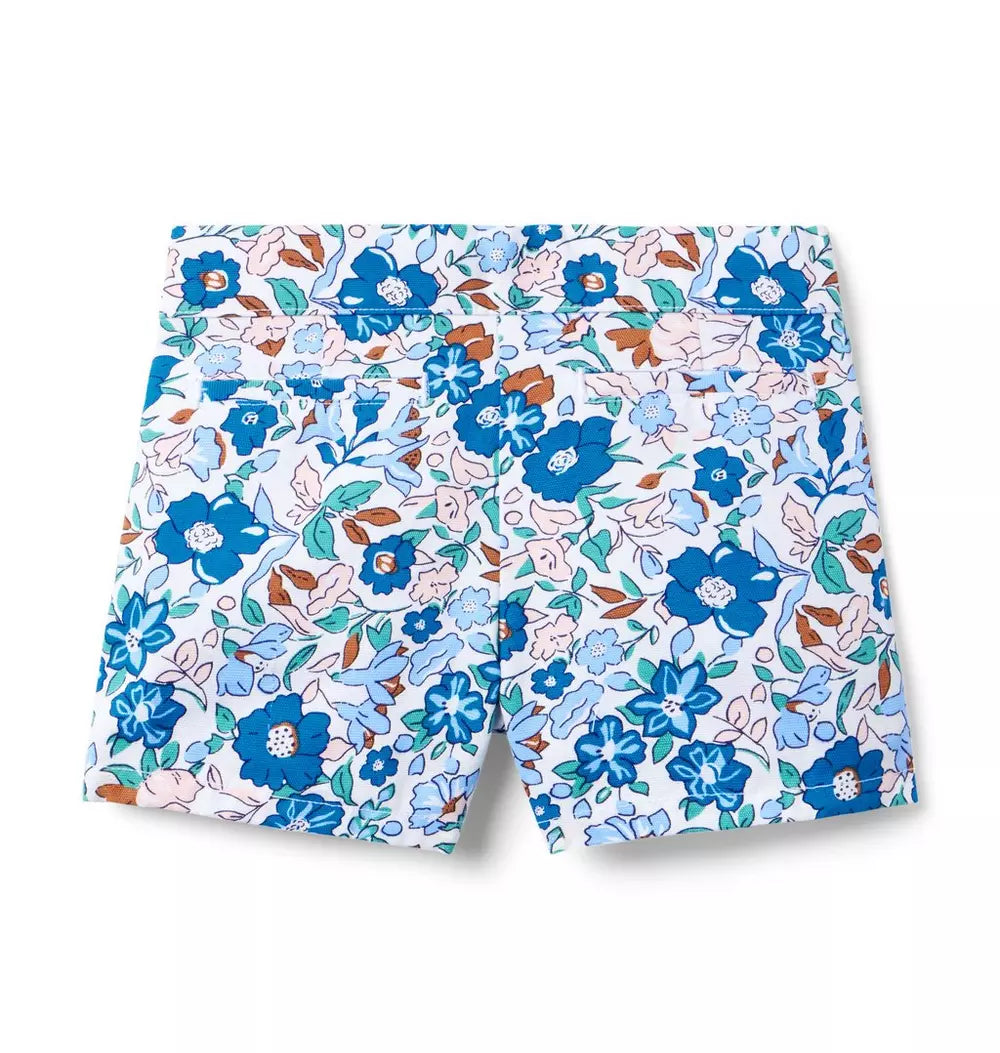 JANIE & JACK NIÑA SHORT FLORAL BLUE