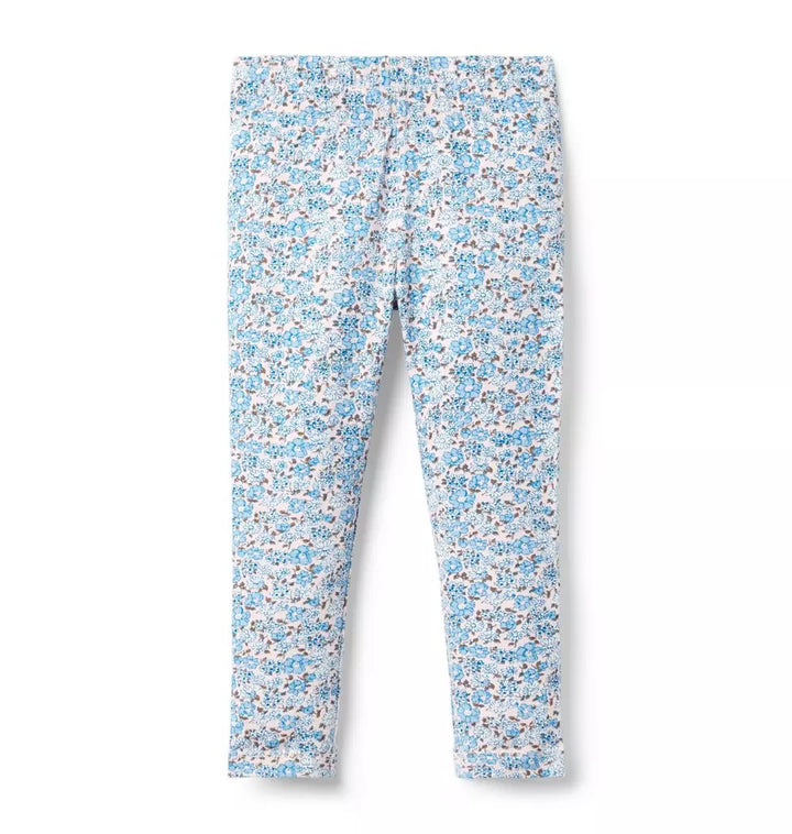 JANIE & JACK NIÑA LEGGIN FLORAL SKY BLUE