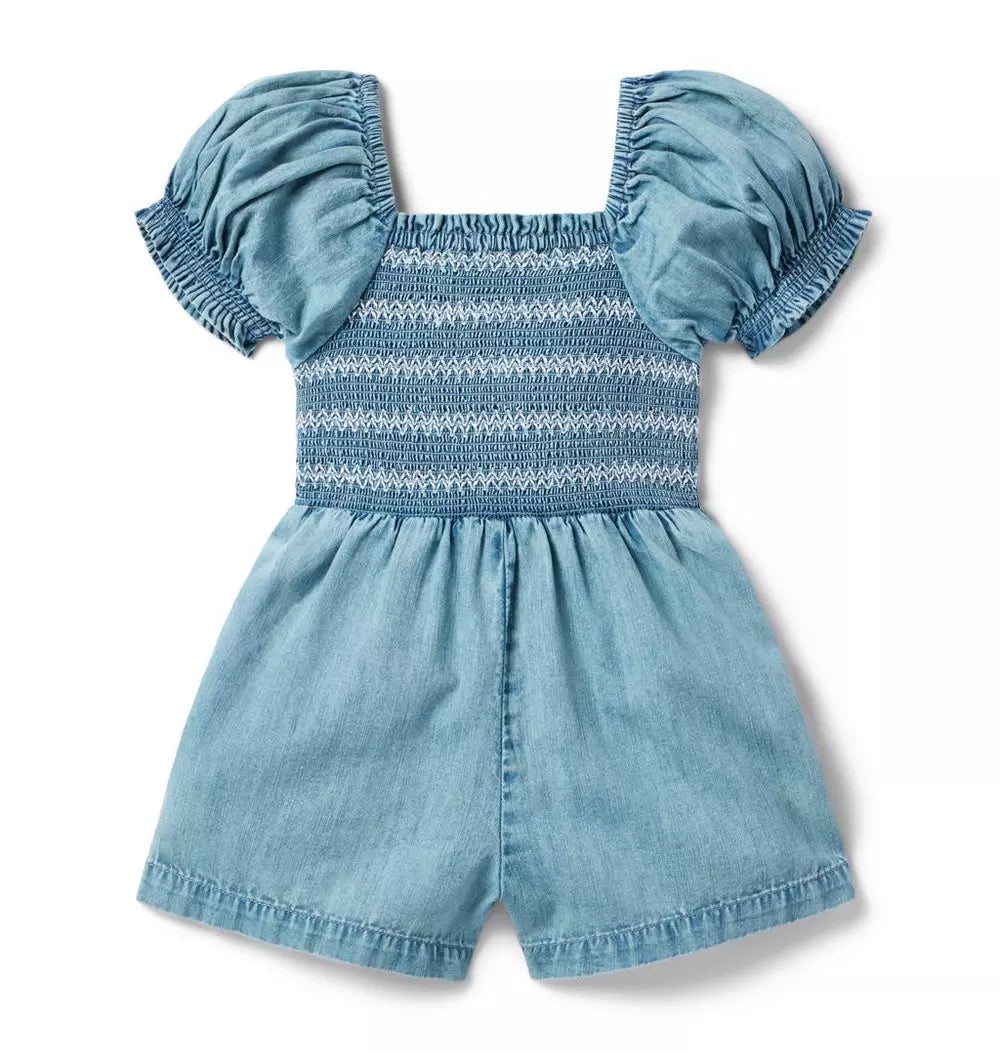 JANIE & JACK NIÑA OVEROL DENIM BLUE