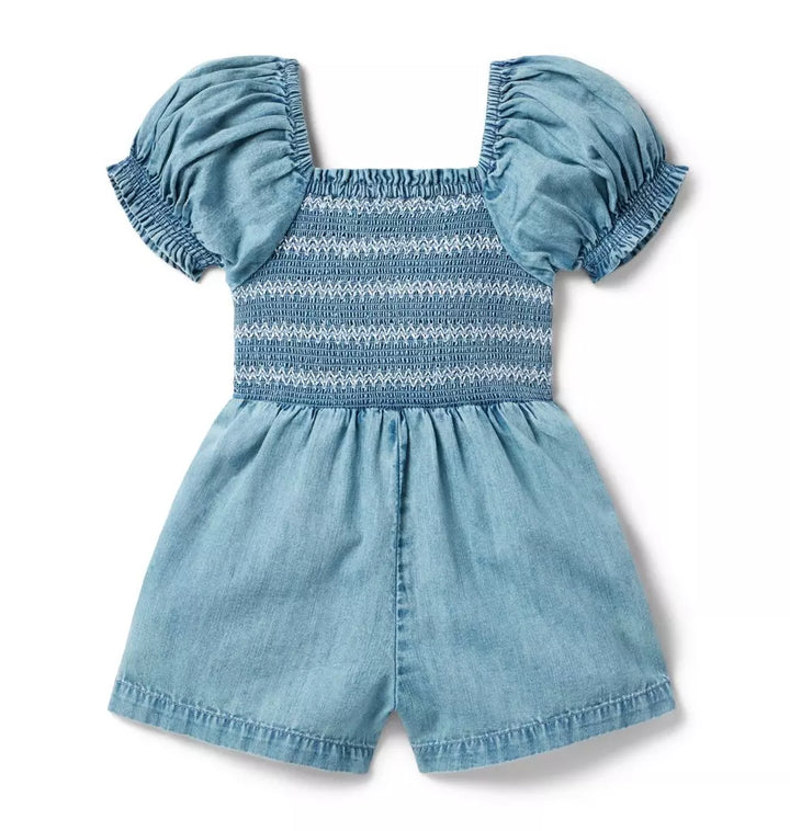 JANIE & JACK NIÑA OVEROL DENIM BLUE