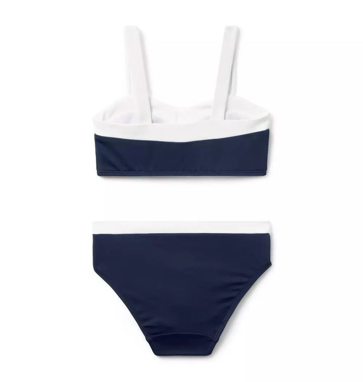 JANIE & JACK NIÑA VESTIDO DE BAÑO NAVY