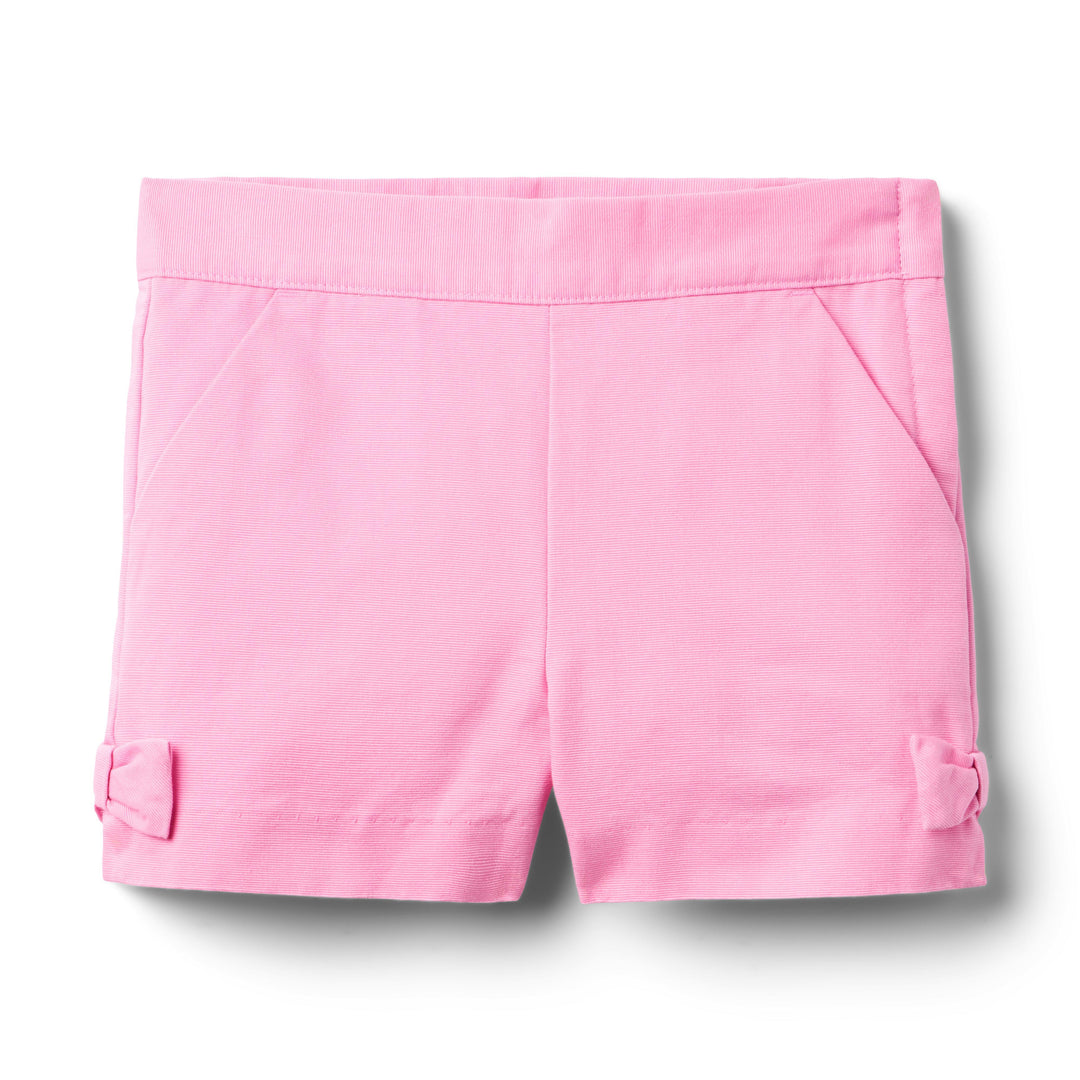 Janie &amp; Jack Short Bow Ottoman Pink para Niña