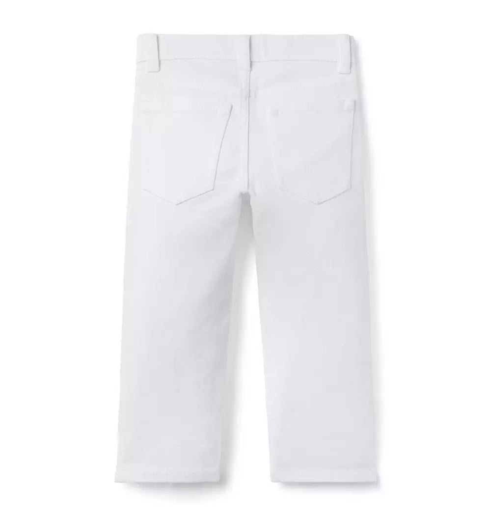JANIE & JACK NIÑO JEAN WHITE