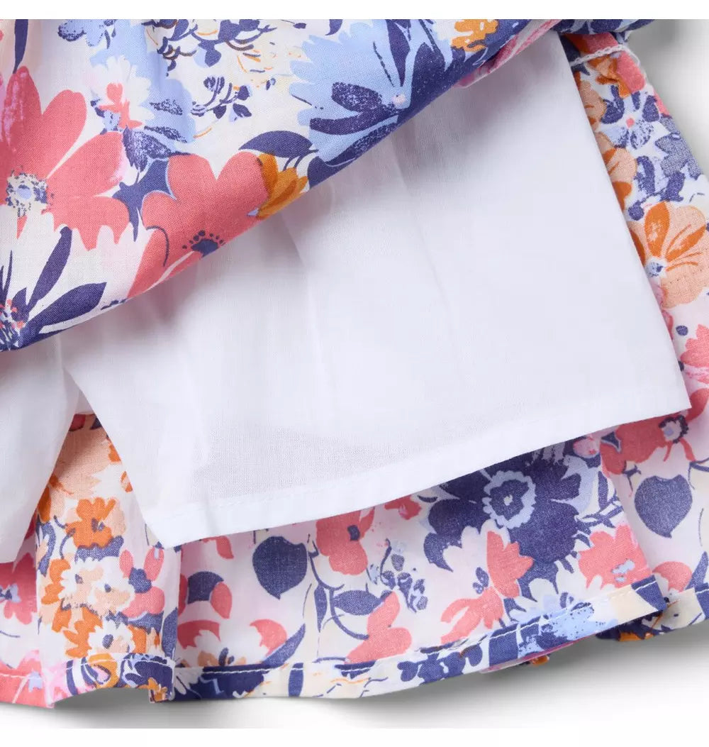 JANIE & JACK NIÑA SHORT FLORAL MULTICOLOR