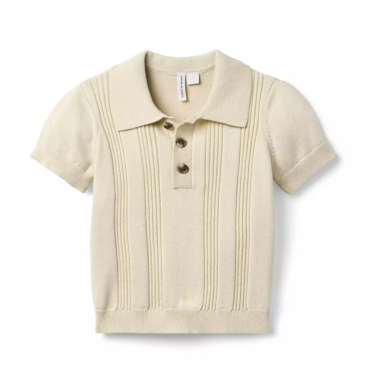 JANIE & JACK NIÑO POLO BEIGE