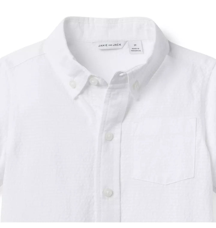 JANIE & JACK NIÑO CAMISA THE SEERSUCKER