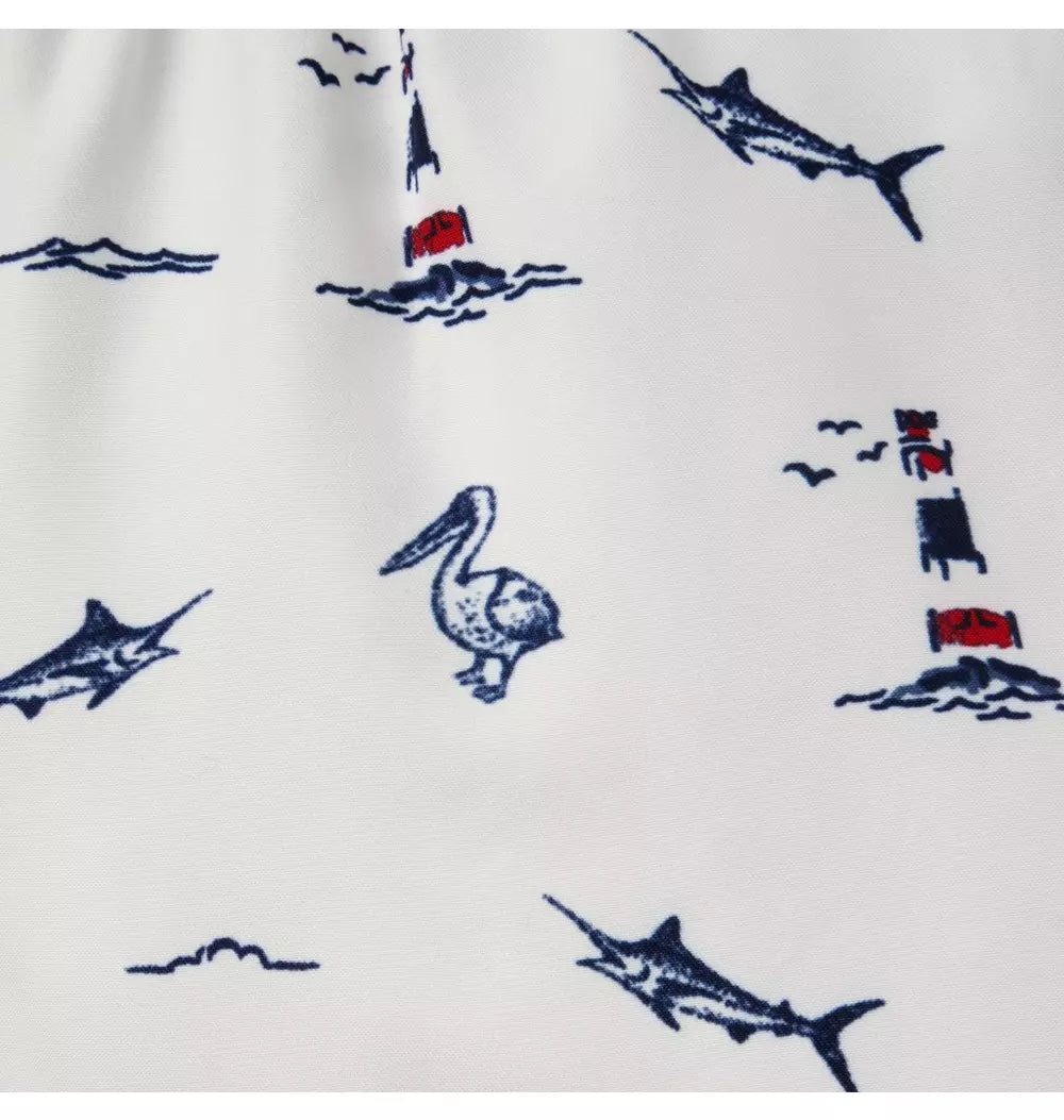 JANIE & JACK NIÑO SHORT VEST. BAÑO IVORY