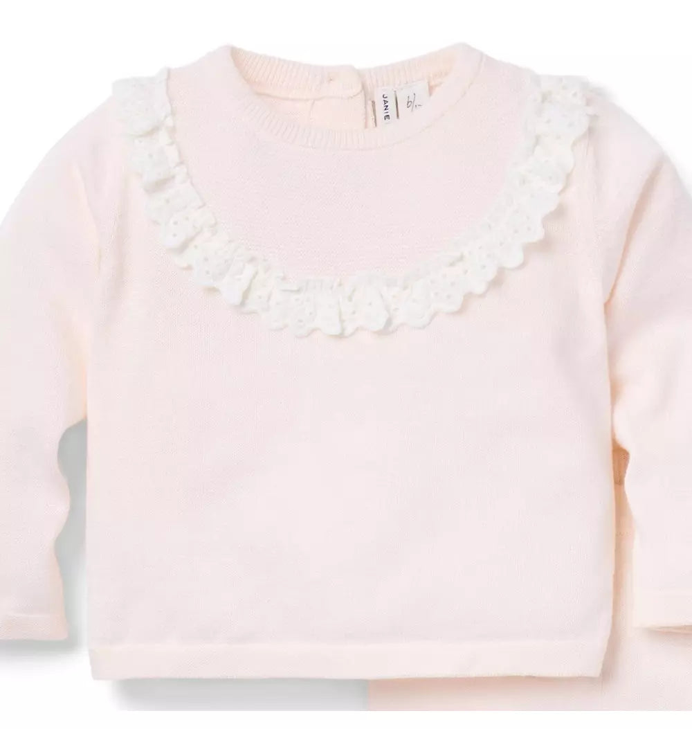 JANIE & JACK BEBE NIÑA CONJ DE PANTALON PINK