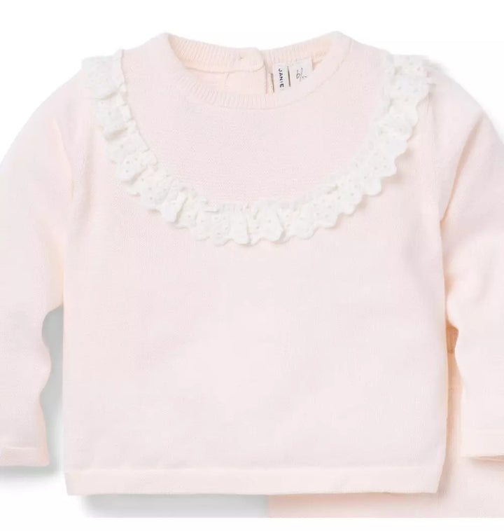 JANIE & JACK BEBE NIÑA CONJ DE PANTALON PINK