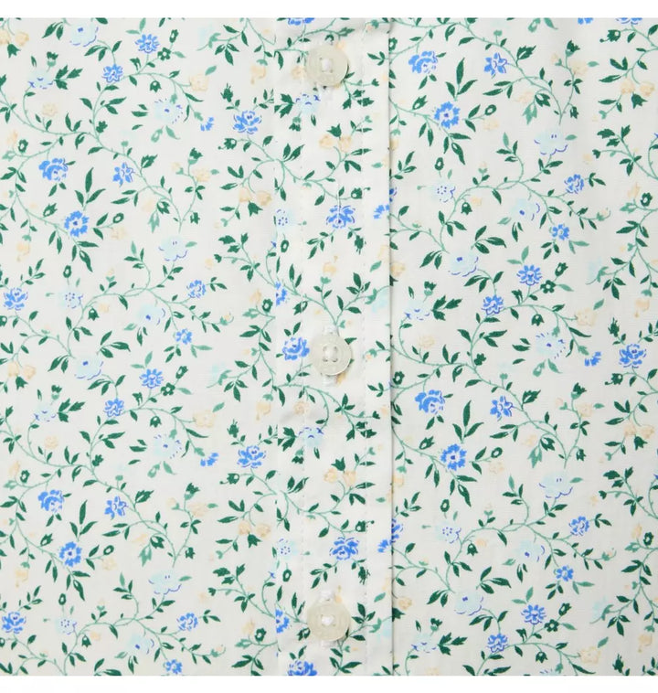 JANIE & JACK NIÑO CAMISA FLORAL POPLIN PRINT M/C MULTICOLOR