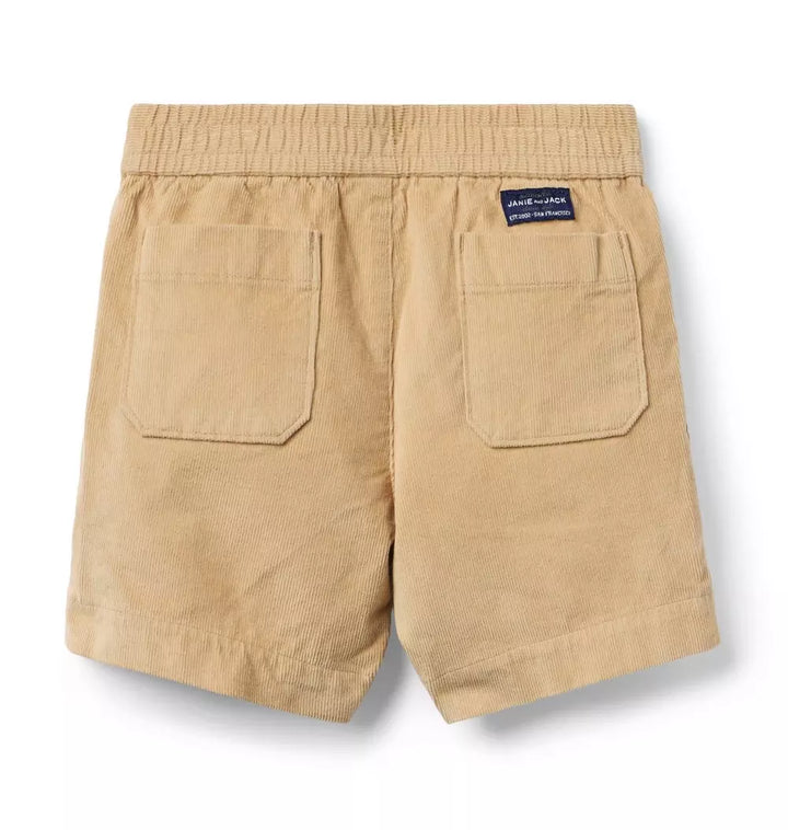 JANIE & JACK NIÑO SHORT THE CORDUROY KHAKI