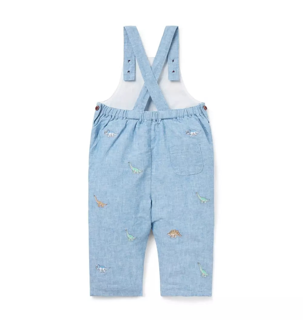 JANIE & JACK BEBE NIÑO OVEROL BLUE
