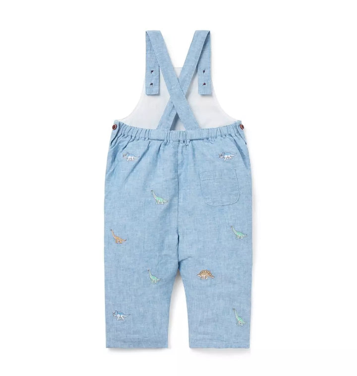JANIE & JACK BEBE NIÑO OVEROL BLUE