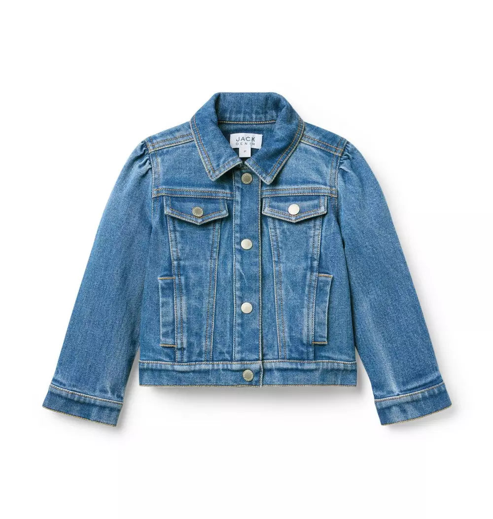 JANIE & JACK NIÑA JACKET DENIM BLUE