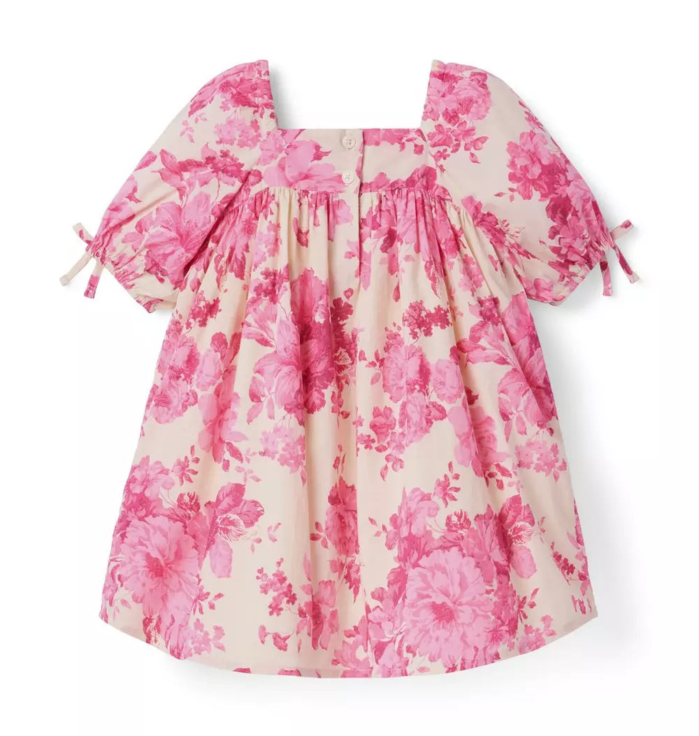 JANIE & JACK NIÑA VESTIDO FLORAL PINK