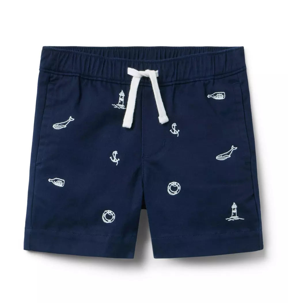 JANIE & JACK NIÑO SHORT NAVY