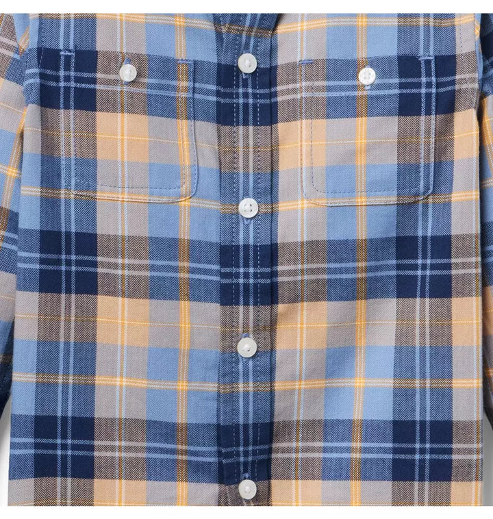 JANIE & JACK NIÑO CAMISA PLAID FLANNEL MULTICOLOR
