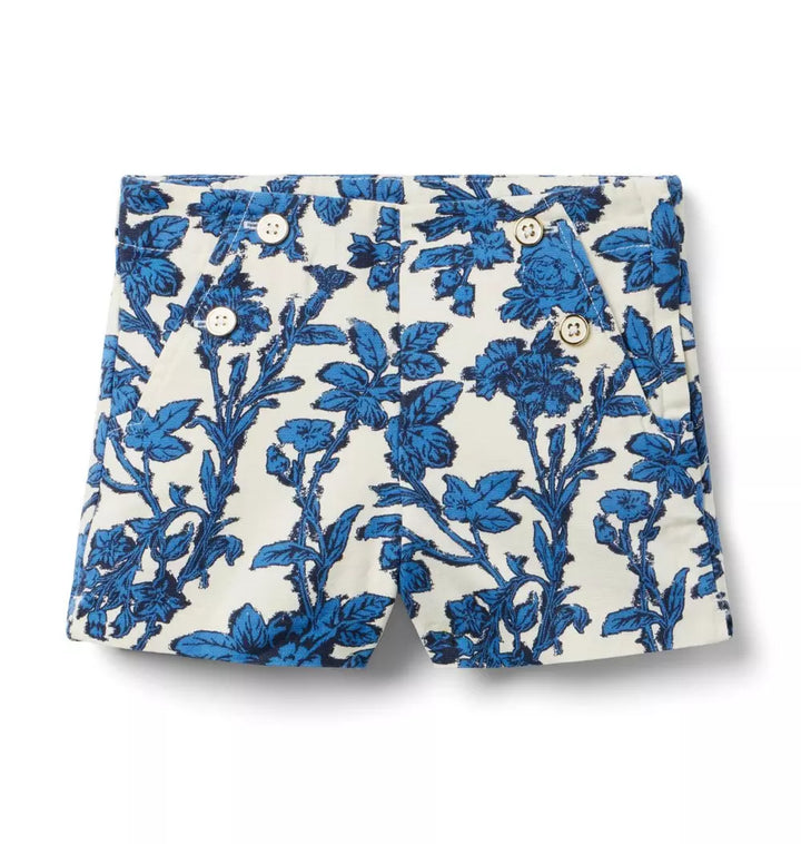 JANIE & JACK NIÑA SHORT FLORAL BLUE