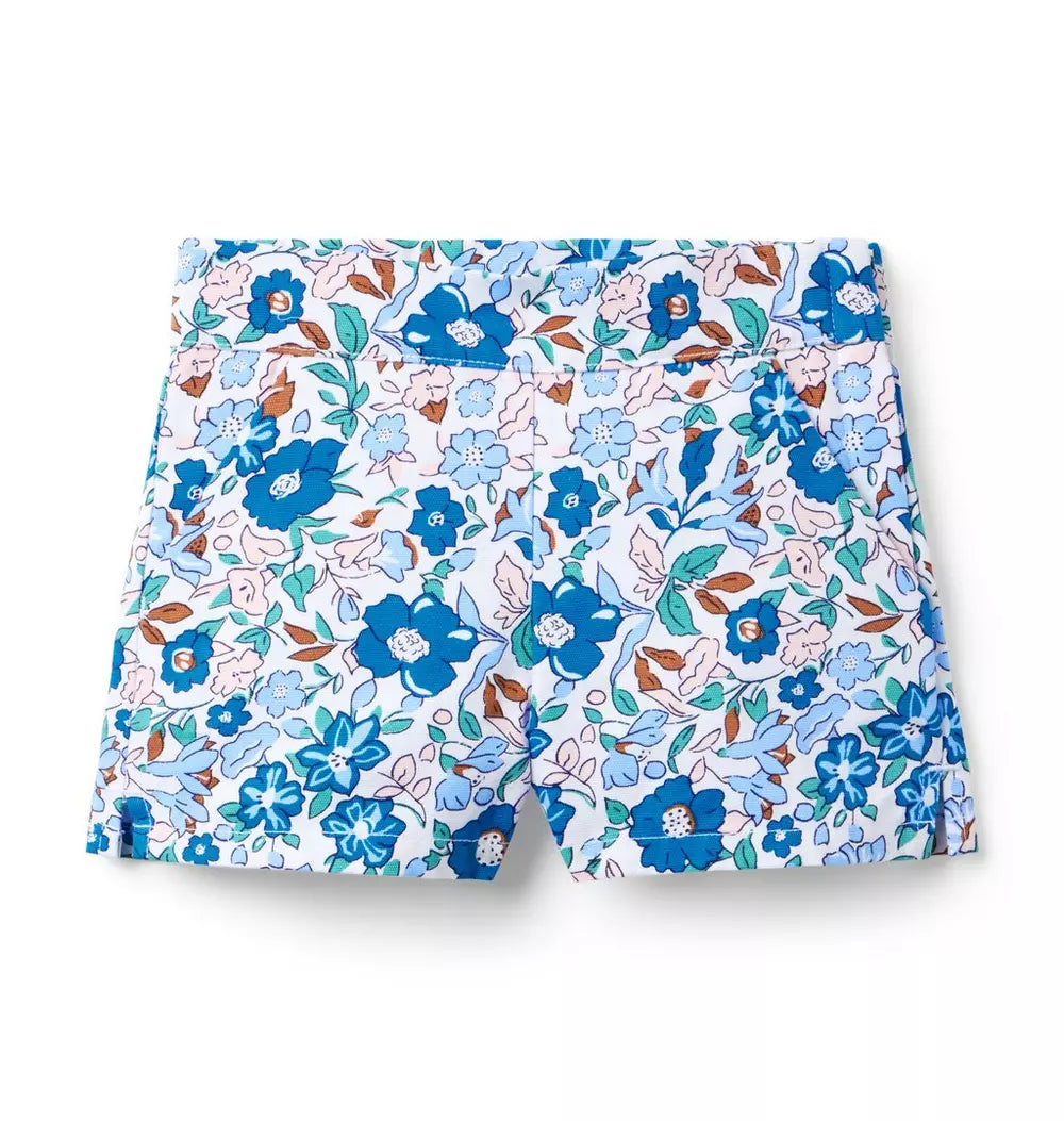 JANIE & JACK NIÑA SHORT FLORAL BLUE
