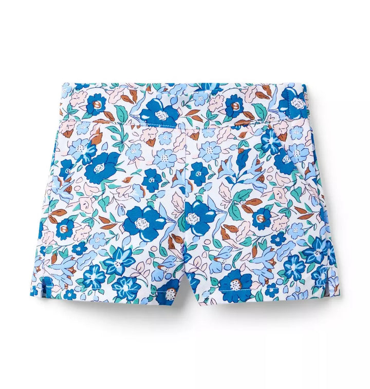 JANIE & JACK NIÑA SHORT FLORAL BLUE