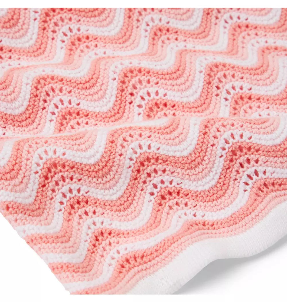 JANIE & JACK BEBE NIÑA CONJ. DE SHORT PINK CROCHET SQUARES