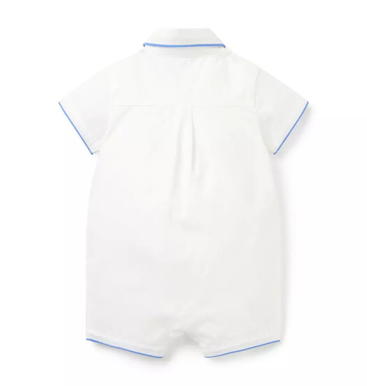 JANIE & JACK BEBE NIÑO ROMPER WHITE