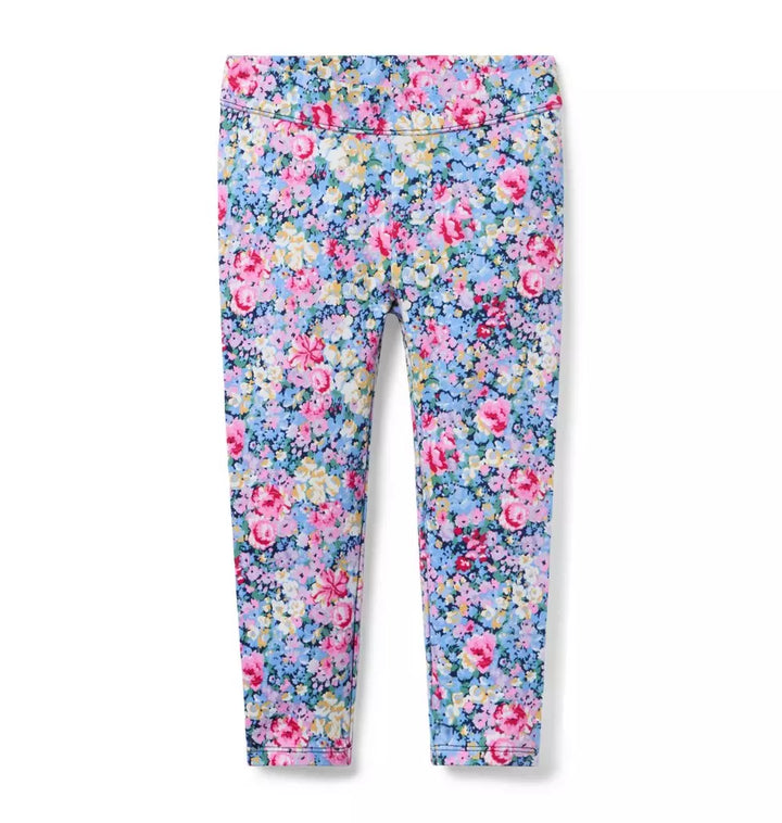 JANIE & JACK NIÑA LEGGIN FLORAL PONTE MULTICOLOR