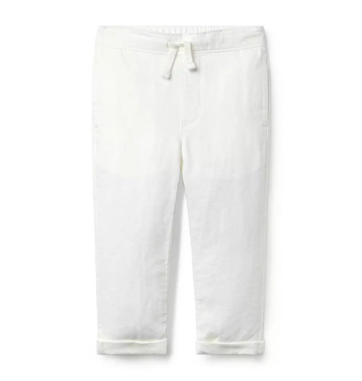 JANIE & JACK NIÑO PANTALON WHITE