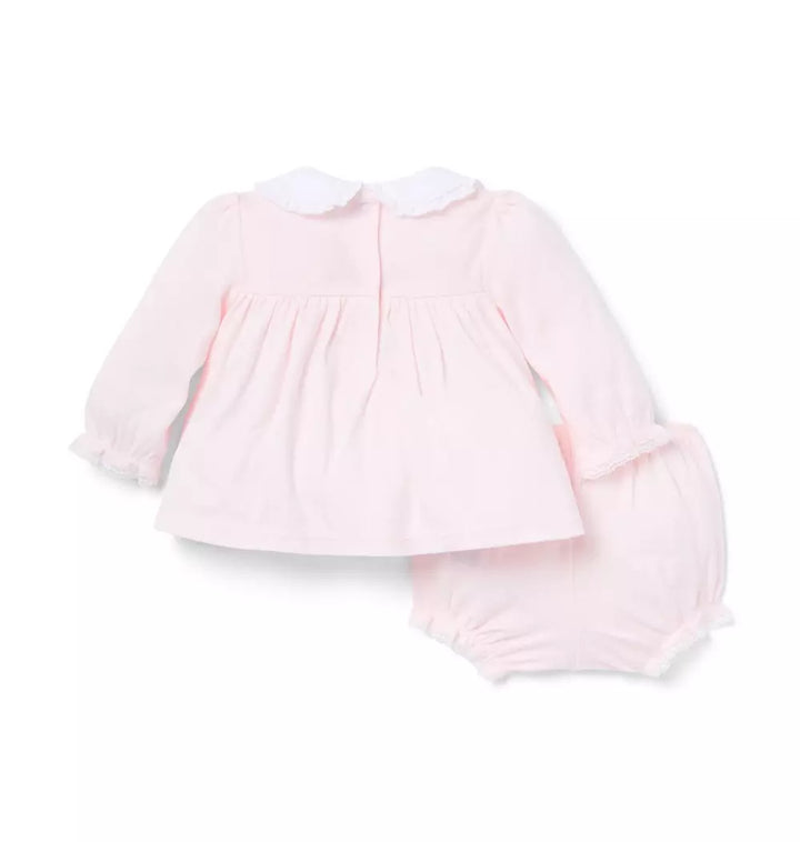 JANIE & JACK BEBE NIÑO CONJ DE SHORT PINK