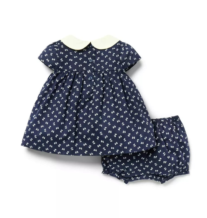 JANIE & JACK BEBE NIÑA CONJ DE SHORT NAVY
