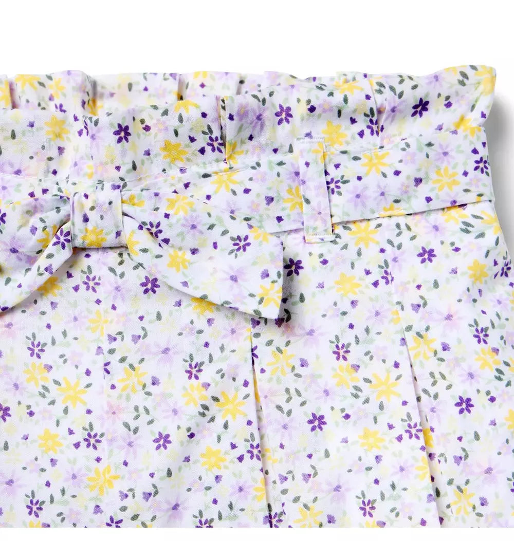 JANIE & JACK NIÑA SHORT PLEATED MULTICOLOR