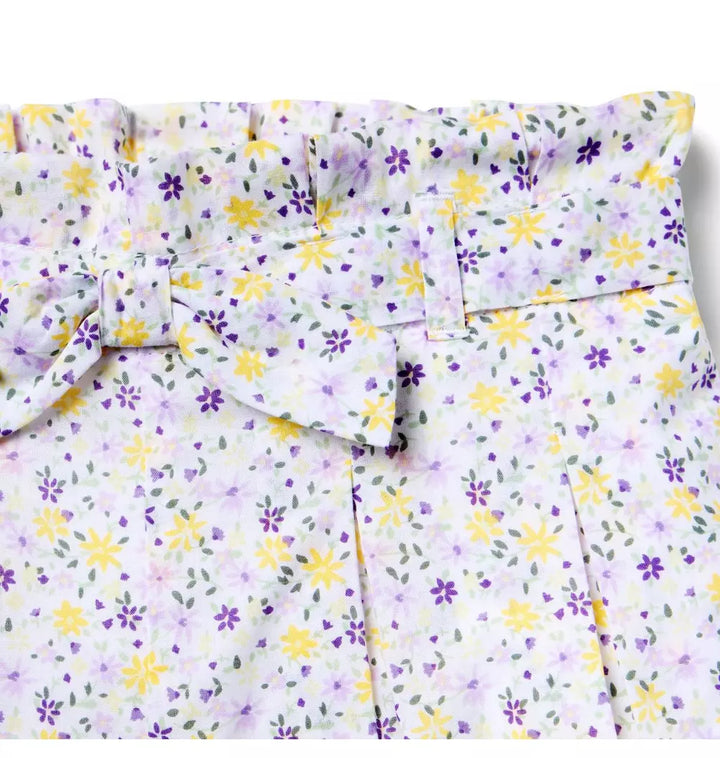 JANIE & JACK NIÑA SHORT PLEATED MULTICOLOR