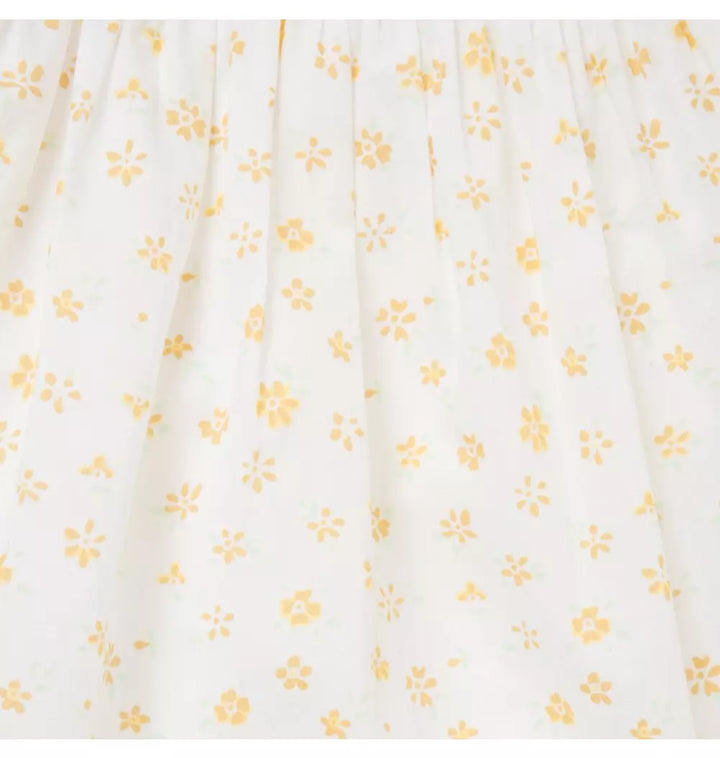 JANIE & JACK BEBE NIÑA VESTIDO FLORAL WHITE