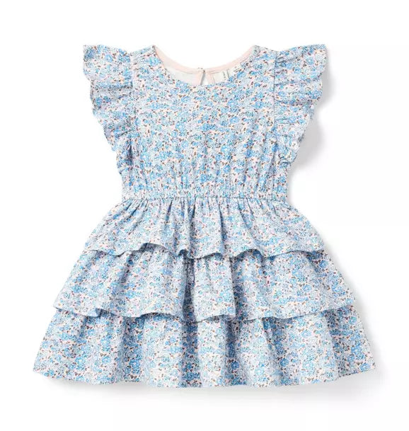 JANIE & JACK NIÑA VESTIDO MULTI FLORAL