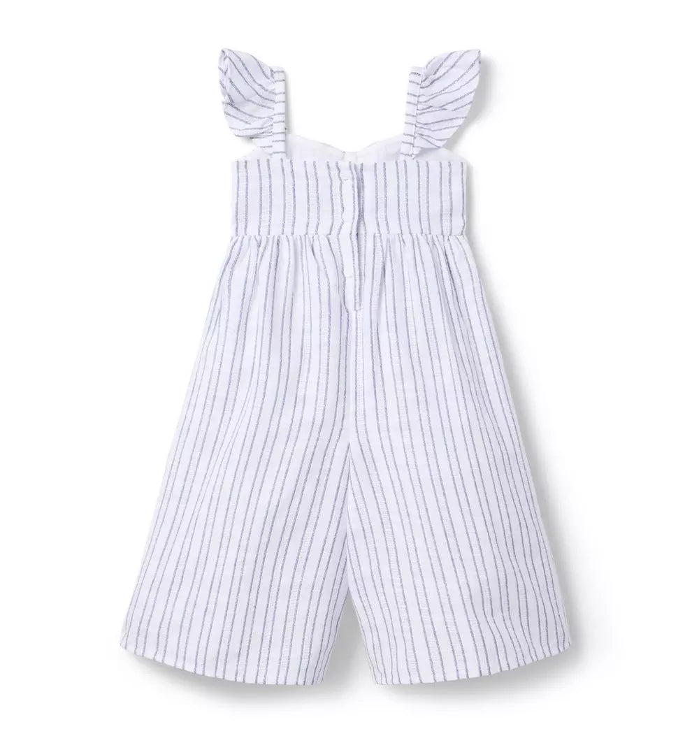 JANIE & JACK NIÑA JUMPSUIT STRIPE BLUE