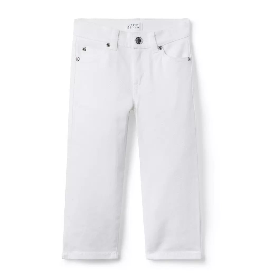 JANIE & JACK NIÑO JEAN WHITE