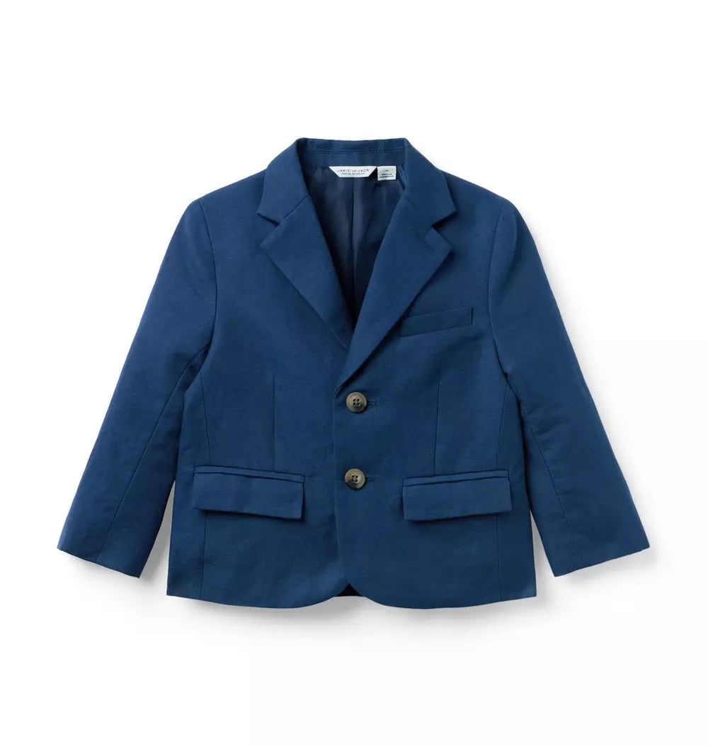 JANIE & JACK NIÑO BLAZER LINEN COTTON