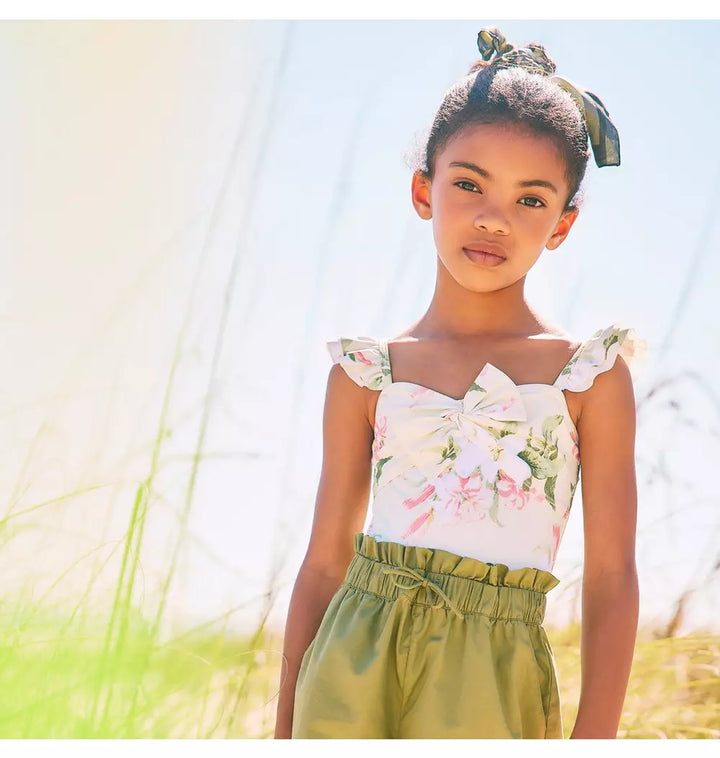 JANIE & JACK NIÑA VESTIDO DE BAÑO FLORAL MULTICOLOR