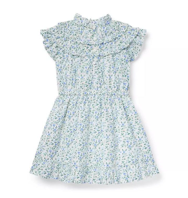 JANIE & JACK NIÑA VESTIDO DITSY FLORAL MULTICOLOR