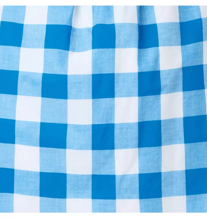 JANIE & JACK NIÑA VESTIDO GINGHAM BLUE