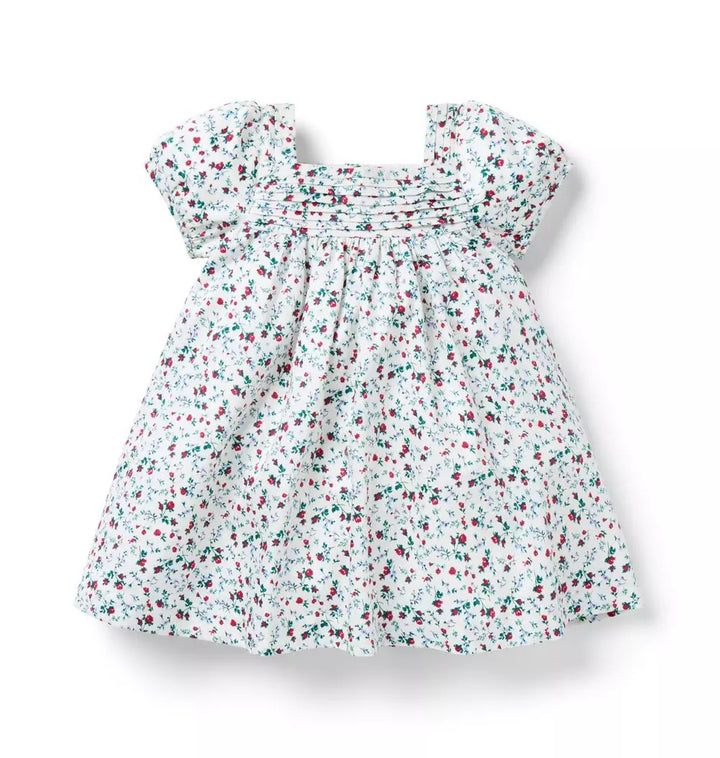 JANIE & JACK BEBE NIÑA VESTIDO MULTI FLORAL M/C