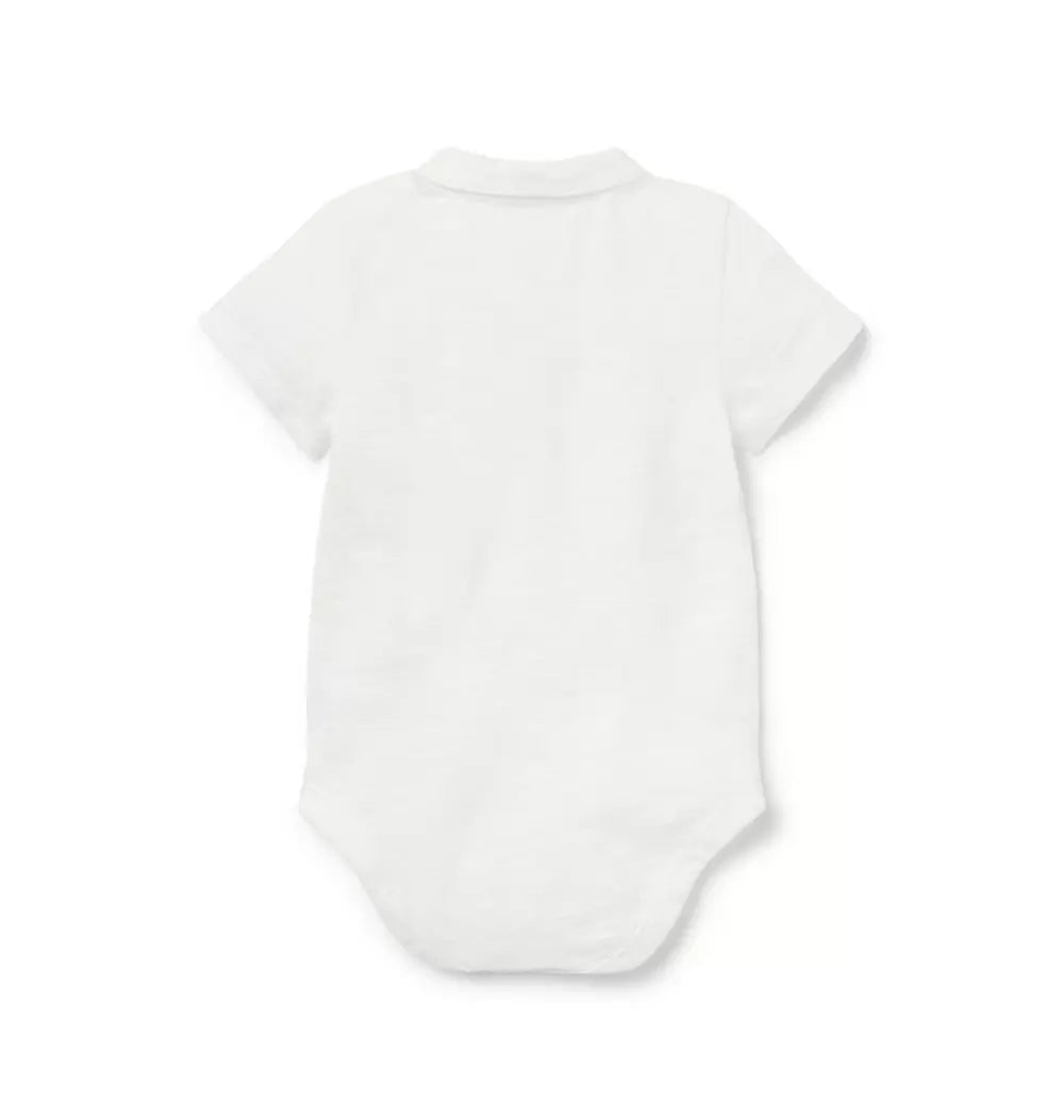 JANIE & JACK BEBE NIÑO BODY SLUB POLO