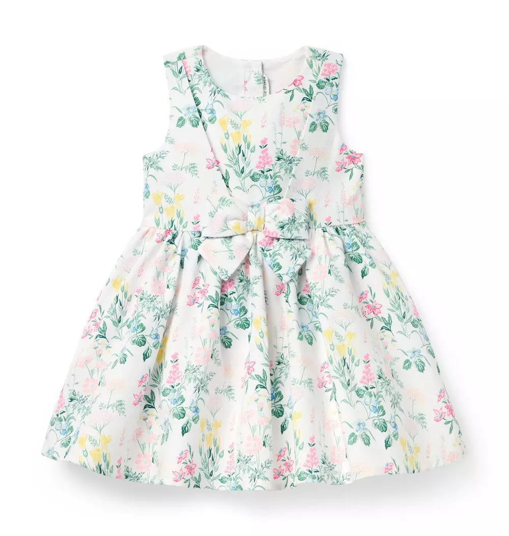 JANIE & JACK NIÑA VESTIDO FLORAL WHITE