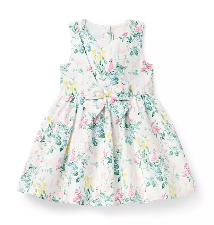 JANIE & JACK NIÑA VESTIDO FLORAL WHITE