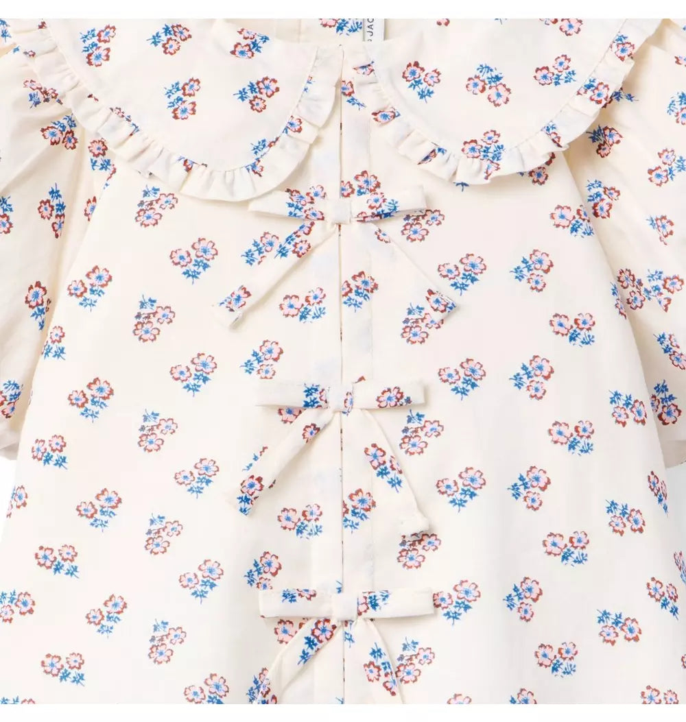 JANIE & JACK NIÑA BLUSA DITSY FLORAL COLLARED