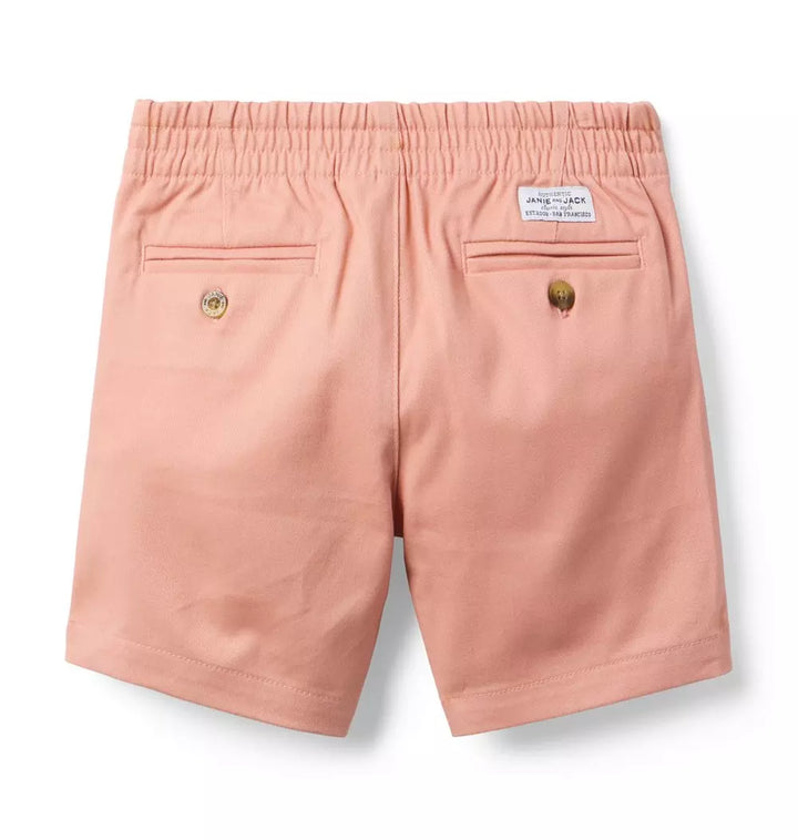 JANIE & JACK NIÑO SHORT EWAIST TWILL PINK