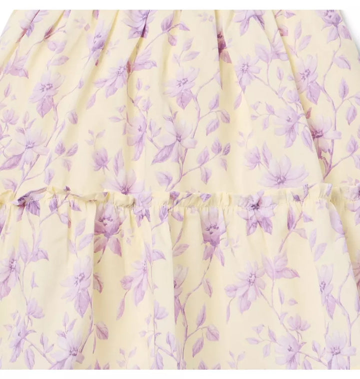 JANIE & JACK NIÑA VESTIDO FLORAL PURPLE/WHITE